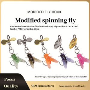 Surtido de moscas de pesca de trucha: estimulador, caddis de paracaídas, Royal Wulff, Mayfly, Light <span class=keywords><strong>Cahill</strong></span> y pluma de jengibre - Product Image 5