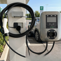 Estación de Carga para Vehículos Eléctricos Jinghu para Exteriores, 7-22kW, Tipo 2, Enchufe de Pared, Plataforma OCPP, Resistente a la Intemperie IP65, TA-AC-WH-P