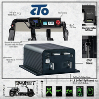 Contrôleur de moteur haute puissance 1204M-5305 48V 500W en alliage d'aluminium IP65 certifié CE FCC pour véhicule électrique/golf