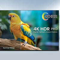 Nuevo Televisor Inteligente Google QLED de 55, 65 y 75 Pulgadas 2026, Android 12, Control por Voz, Wifi, Televisor para el Hogar, Fabricante OEM