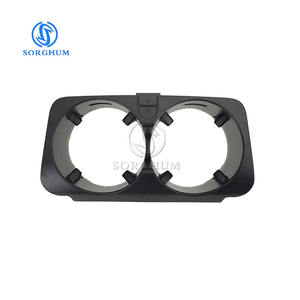 Portavasos Delantero Doble Sorghum A2056800691 para Mercedes-Benz W205 C205 C43 <span class=keywords><strong>AMG</strong></span> C200 2015-2018 Negro - Product Image 3