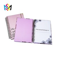 Carnet personnalisé en gros avec reliure métallique Wire-O, bloc-notes de planification professionnel pour bureau, commande en gros directe usine
