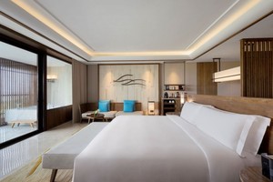 Lits d'hôtel doubles en bois de luxe pour hôtels SHIYI <span class=keywords><strong>InterContinental</strong></span> Resorts - Product Image 5