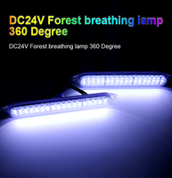 Lampe à effet de respiration forestière SHIJI Factory 360 degrés DC24V RGBW, diamètre 280 mm * 45 mm, LED Pixel DMX