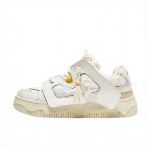 Chunky Skateboard <b>Shoes</b> Fashion Breathable PU <b>Upper</b> Mesh Lining Sneakers Men's Designer Luxury Basketball Style Walking <b>Shoes</b> - Product Image 1