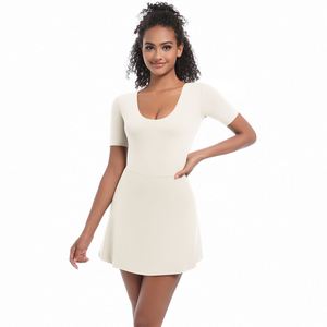 Vestido DE TENIS deportivo transpirable de una pieza con logotipo personalizado para mujer - Product Image 6