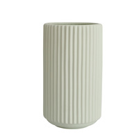 Vase en céramique moderne et simple, cylindrique, grand calibre, pour fleurs, décoration de salon, vente en gros directe d'usine