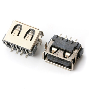 <b>USB</b> female socket 10.0 front and rear <b>plug</b> borderless 90 degree black and white 180 degree short body <b>USB</b> connector factory - Product Image 5