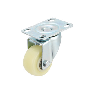Swivel Caster 2 Inch Rubber Wheel Zinc Alloy Plate Mount Industrial Furniture Wheels Durable Plain Bearing - Product Image 4