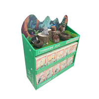 Présentoir pliant en carton pour jouets, présentoir de comptoir en carton
