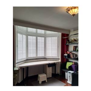 Persienne à prix réduit en Australie moderne blanc intérieur inclinaison cachée intérieur volets de <span class=keywords><strong>plantation</strong></span> en bois - Product Image 6