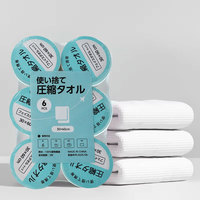 Toalla Facial de Viaje Comprimida, Biodegradable, Desechable, de Primera Calidad, 100% Tela No Tejida, Multifuncional y Personalizable