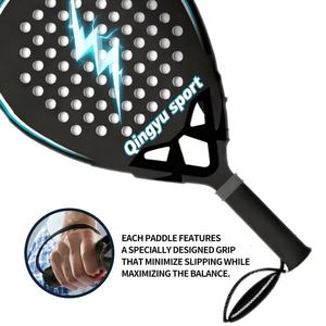 <span class=keywords><strong>Raquette</strong></span> de <span class=keywords><strong>padel</strong></span> Qingyu Sport en fibre de carbone diamant de haute qualité, design personnalisé, abordable, fabriquée en Chine, pour la confiance en soi au tennis - Product Image 5