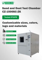 CZ-1500SC-ZK IEC60529 Environnement simulé résistant à la poussière et au sable IP5X IP6X pour chambre d'essai avec garantie d'un an, volume intérieur de 1500L