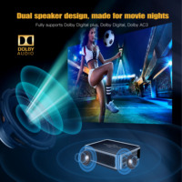 Projecteur XNANO Droppshipping X1 Pro 4k Android 9.0 Full HD 1920*1080 Double WiFi BT TV et téléphone
