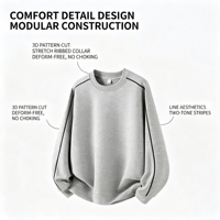 T-shirt Homme Streetwear Tricoté Manches Raglan en Mélange Coton Polyester 330 GSM de Haute Qualité, Teint Uni, Respirant, Écologique, ODM