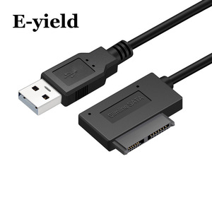 Cable adaptador USB a Slimline SATA de 13 pines para unidad óptica E-yield - Product Image 1