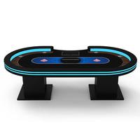 Table de poker électronique LED professionnelle de luxe YH, tables de jeu d'occasion, table de casino à vendre