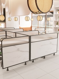 Panneau de séparation mi-hauteur pour restaurants, bars à barbecue, salons de thé – Écran décoratif simple et moderne - Product Image 5