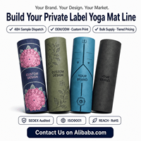 Tapis de yoga en caoutchouc naturel avec surface en daim, imprimé sur mesure, antidérapant, écologique, vente en gros, OEM, ODM