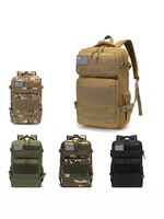 Sac à dos Oxford d'extérieur grande capacité, durable, camouflage, pour randonnée et camping, résistant aux éclaboussures et aux déchirures