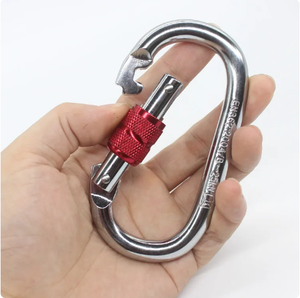 Mosquetón tipo O de acero plateado para hamaca de yoga aérea y bolsa de baile aéreo Piezas y accesorios - Product Image 3