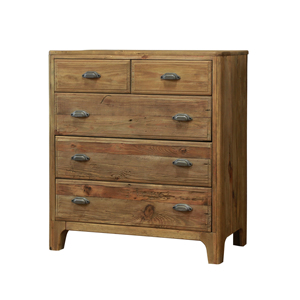 Bedroom Room Living Room Wood Cabinet with Five Drawers Storage Cabinets