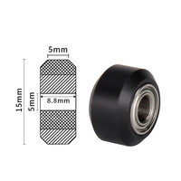 Accessoires pour imprimante 3D : Poulie tendeur en POM avec roulement, roue passive en V pour machine d'impression et machine de gravure