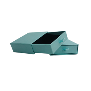 Luxury Green <b>Small</b> Custom logo Printing Packaging Storage Packing Necklace Ring Cardboard Jewelry <b>Drawer</b> Box - Product Image 4