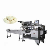 Machine d'emballage horizontale automatique pour biscuits, pain, nouilles instantanées et snacks