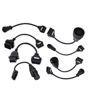 Convertisseur de câble robuste pour <span class=keywords><strong>camion</strong></span>, connecteurs 24V, OBD1 vers OBD2, kit complet de 8 adaptateurs, garantie 1 an pour outil de diagnostic - Product Image 5