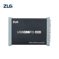 ZLG USBCANFD-400U Antarmuka USB-ke-CAN FD Portabel 4-Saluran Berbahan Logam untuk Analisa CAN FD Otomotif dan Industri