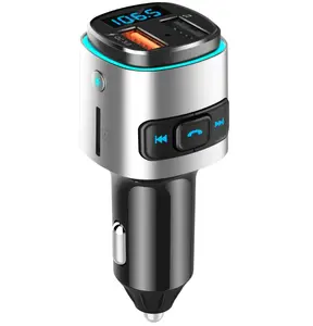 Reproductor MP3 para Auto BC41, Venta Caliente 2026, Altavoces <span class=keywords><strong>Bluetooth</strong></span>, Kit de Manos Libres, Transmisor FM, Adaptador de Música, Cargador de Auto con Doble USB y LED - Product Image 1