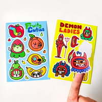 Étiquettes autocollantes en vinyle imperméables personnalisées en gros, format A4, A5, A6, feuilles d'autocollants découpés à la demande