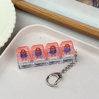 Cute Silicone Claws Keycaps Keychain Fidget Relieves Stress Candy Color Click Keycap for Relief