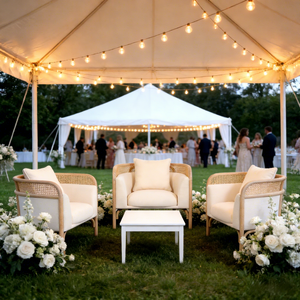 تصميم حديث أريكة حفلات زفاف من الخيزران الهندي من الخشب الصلب بتصميم فني إبداعي - Product Image 3