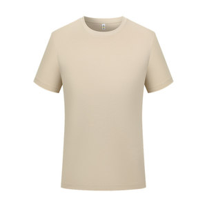 Custom Cotton T-Shirt Solid Color Round Neck Short Sleeve Leisure Wear Promotional Shirt Team Summer Clothes - Product Image 3