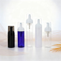 Flacons cosmétiques personnalisés de 15 ml, 30 ml, 50 ml, en verre givré, pour lotion, sérum, crème pour le visage, avec pompe à pression sans air