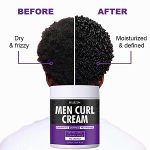Crème Coiffante Activatrice de Boucles en Gros <span class=keywords><strong>pour</strong></span> <span class=keywords><strong>Cheveux</strong></span> Frisés – Hydratante et Texturisante, Définit <span class=keywords><strong>les</strong></span> Boucles – Crème Coiffante <span class=keywords><strong>pour</strong></span> Hommes - Product Image 2