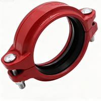 Raccord de tuyauterie à rainures en fonte nodulaire/ductile, diamètre du trou de montage DN80-DN200, classe 150, pression
