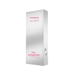 Armario Personalizado de Acero Inoxidable 201 para Hidrante y Extintor, Caja Vacía de 1800x700x240mm, Doble Compartimento, Montaje en Pared - Product Image 1