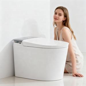 Inodoro Inteligente Watermark Australiano con S-trap Universal <span class=keywords><strong>de</strong></span> 60-400mm, P-trap <span class=keywords><strong>de</strong></span> 180mm, Inodoro con Bidé y Certificación CE - Product Image 4