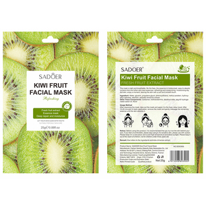 SADOER Hook up Design Cherry Blueberry Kiwi Private Label Skin Care Organic Moisturizing Hydrating Korean Face Masks Beauty - Product Image 3