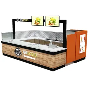 Durable Mall Boba Tea Kiosk Retail Coffee Smoothie Kiosk High Quality Juices Kiosks For Sale