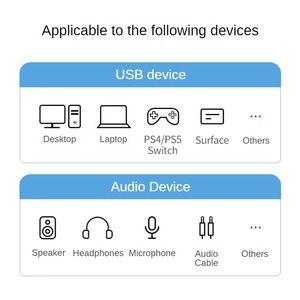 यूएसबी ध्वनि कार्ड एडाप्टर एल्यूमीनियम मिश्र धातु खोल सोने की प्लेटिंग ड्राइव-मुक्त प्लग-एंड-प्ले कंप्यूटर नोटबुक बाहरी ध्वनि कार्ड के लिए - Product Image 3
