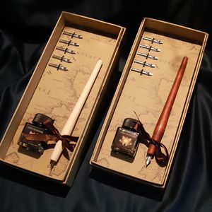 Juego <span class=keywords><strong>de</strong></span> bolígrafos Vintage <span class=keywords><strong>de</strong></span> 7 piezas, Kit <span class=keywords><strong>de</strong></span> tinta <span class=keywords><strong>de</strong></span> Metal hecho a mano para caligrafía como favores <span class=keywords><strong>de</strong></span> boda o para colección <span class=keywords><strong>de</strong></span> antigüedades <span class=keywords><strong>de</strong></span> <span class=keywords><strong>escritores</strong></span> - Product Image 5