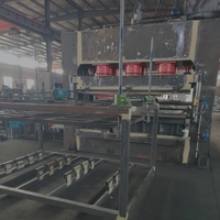 Presse à mouler en panneaux de particules MDF avec sciure de bois/noix de coco