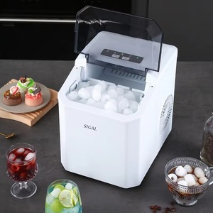 Machine à glaçons domestique Siegert, écoénergétique de classe 1, commande par bouton-poussoir, boîtier en plastique, capacité de 1,3 L, pour hôtels - Product Image 5