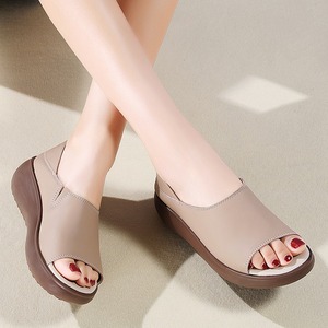 Xuanhui, Sandalias <span class=keywords><strong>de</strong></span> Plataforma Casuales y Cómodas para Mujer, Diseño Abierto con Cierre <span class=keywords><strong>de</strong></span> Velcro, Buena Calidad y a la Moda - Product Image 4