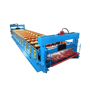 Machine à mouler de feuille de toit métallique, machine à modeler les panneaux muraux en <span class=keywords><strong>acier</strong></span> coloré - Product Image 2